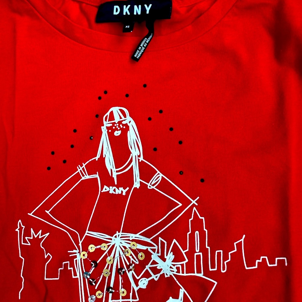 DKNY Red Shirt